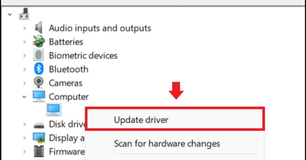 Update Drivers